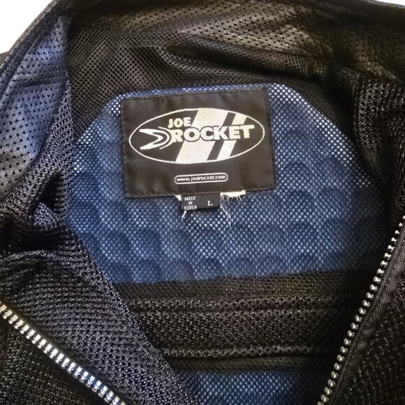 Summer LNWOT Motorcycle Touring Leather & Mesh JOE ROCKET Jacket sz Large - Picture 7 of 10